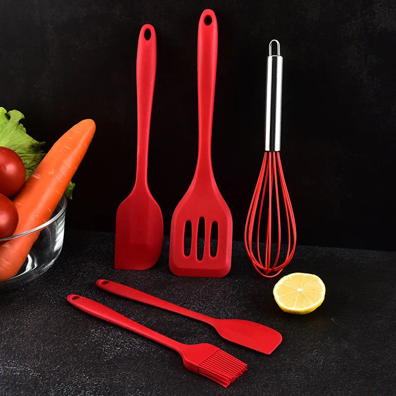 5Pcs Silicone Cooking Utensils Set