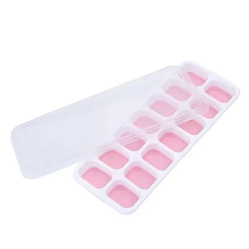 14 Ice Cube Square Ice Cube Mold with Lid