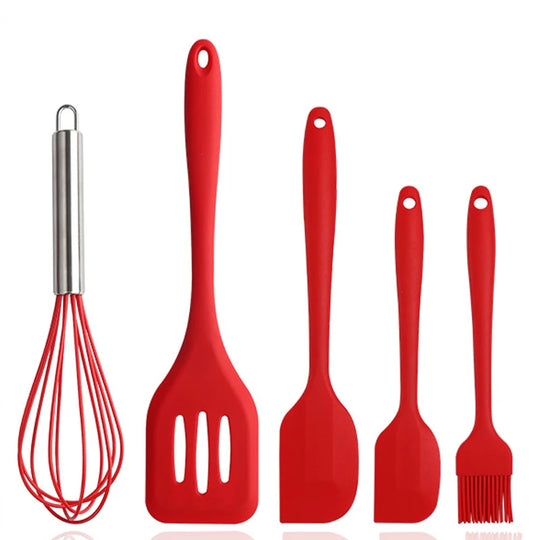 5Pcs Silicone Cooking Utensils Set