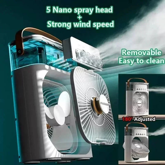 3 In 1 Portable Humidifier/Fan/ Mini Air Conditioner