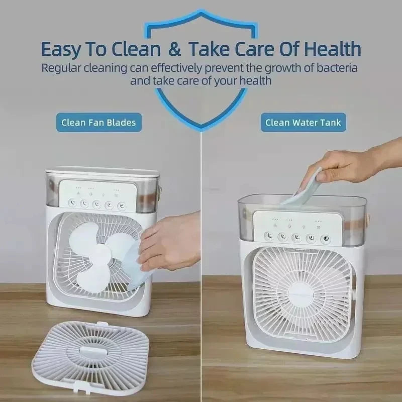 3 In 1 Portable Humidifier/Fan/ Mini Air Conditioner