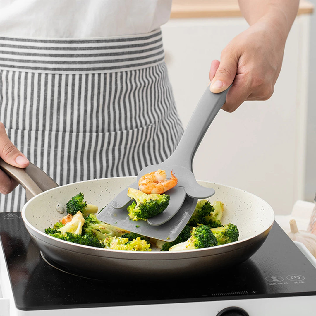 2 In 1 Nylon Grip Flip Tongs