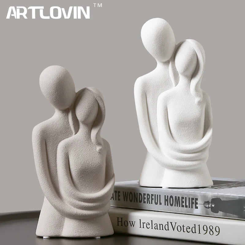Nordic Abstract Couple Sculpture