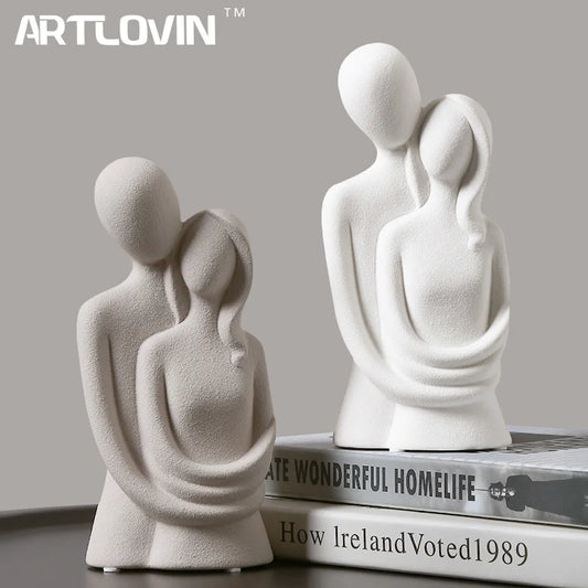 Nordic Abstract Couple Sculpture