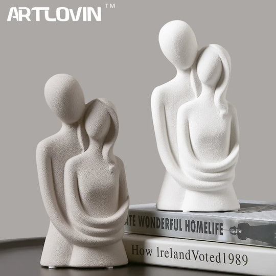 Nordic Abstract Couple Sculpture
