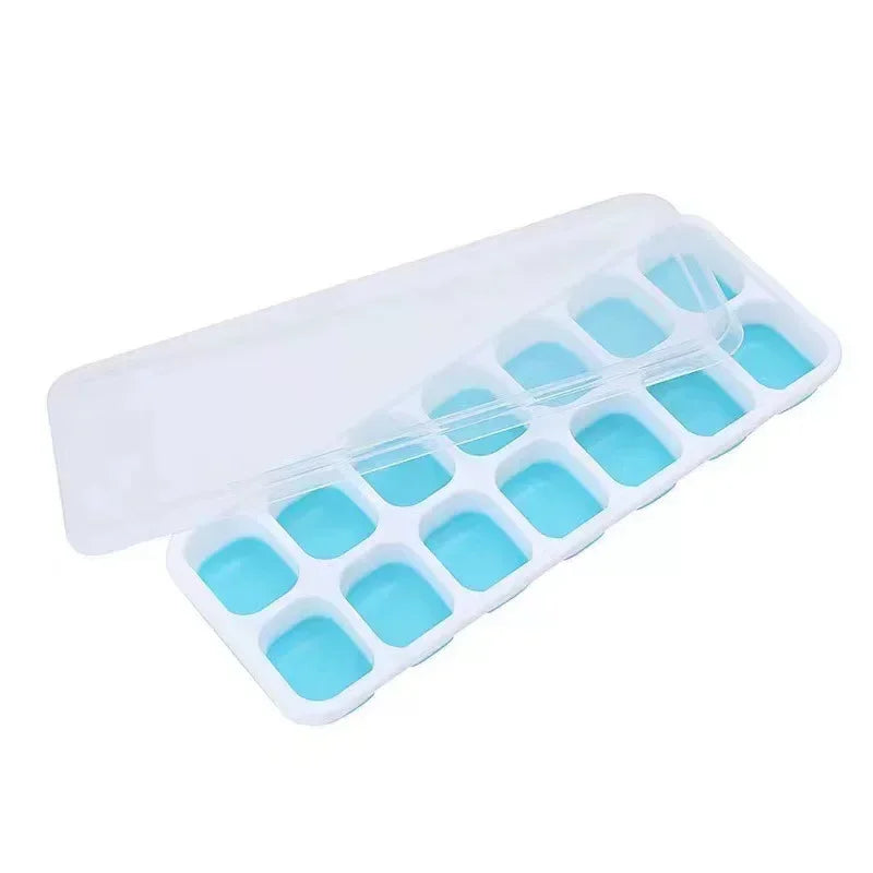 14 Ice Cube Square Ice Cube Mold with Lid