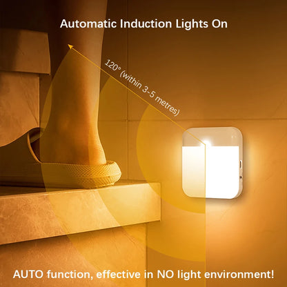 Rechargeable LED Motion Sensored Night Light